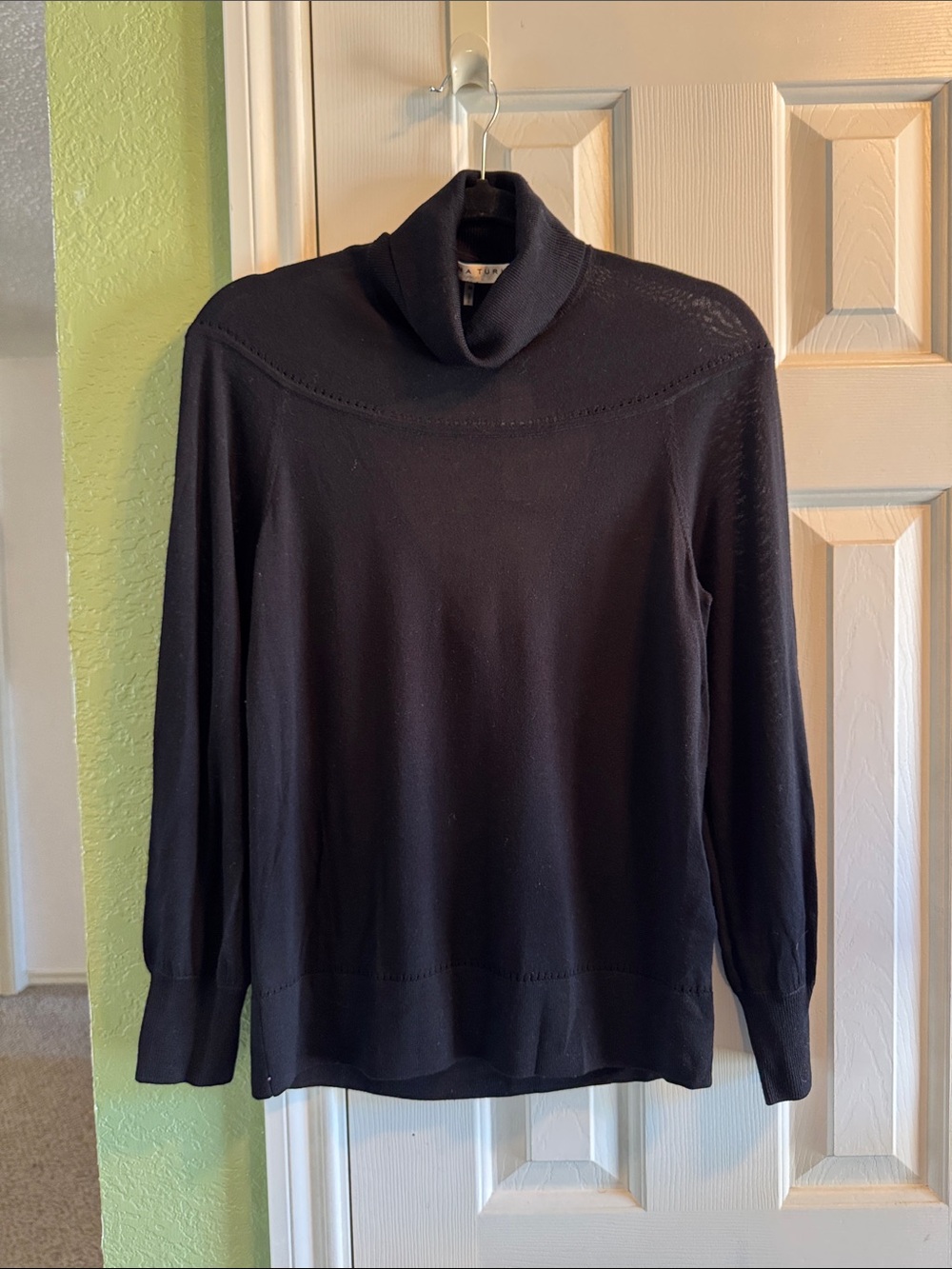 Trina Turk open back turtleneck wool sweater